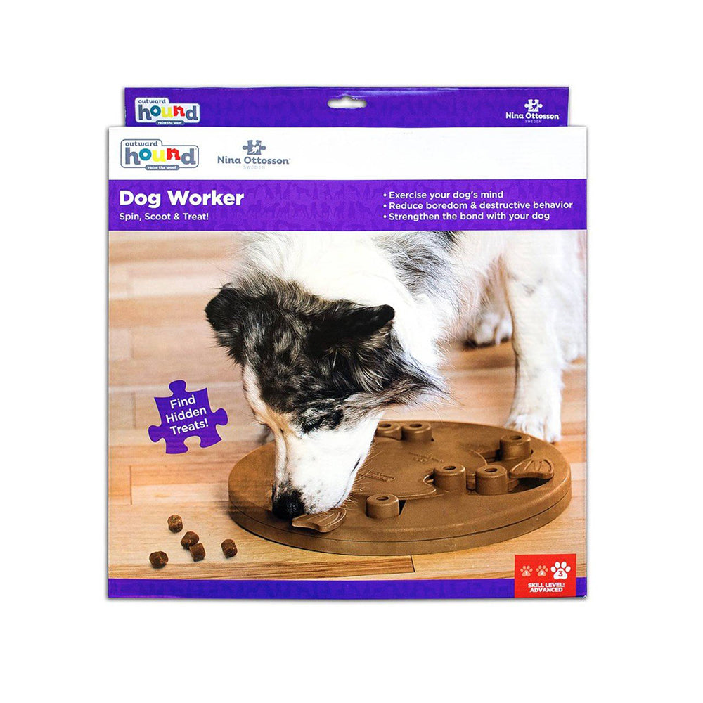 Nina Ottosson Dog Hide N' Slide Treat Puzzle Level 2 Outward Hound  Exercise Used