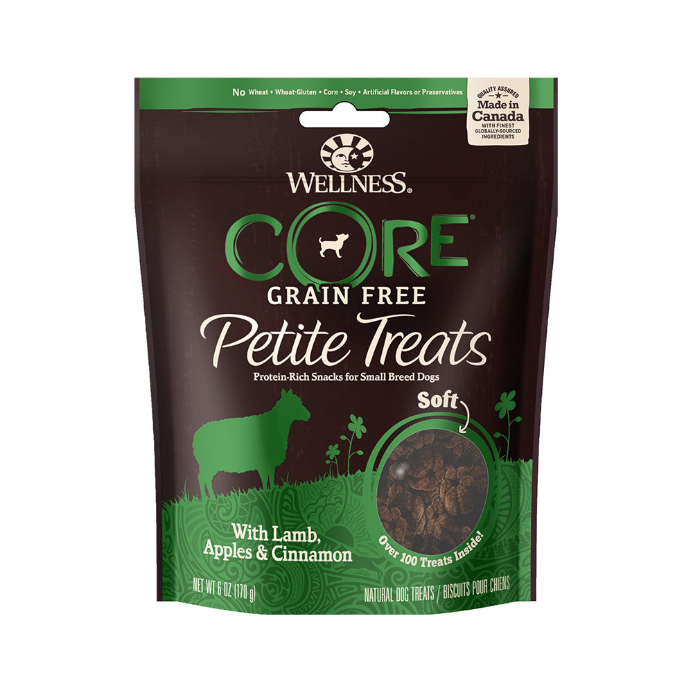 CORE Petite Treats Lamb, Apples & Cinnamon Recipe Soft Mini Bites  Grain-Free Dog Treats