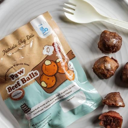 Paw Beef Ball Dog Treats