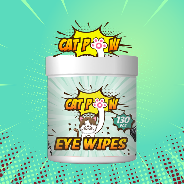 CATPOW Aloe Vera Eye Wipes For Cats and Dogs