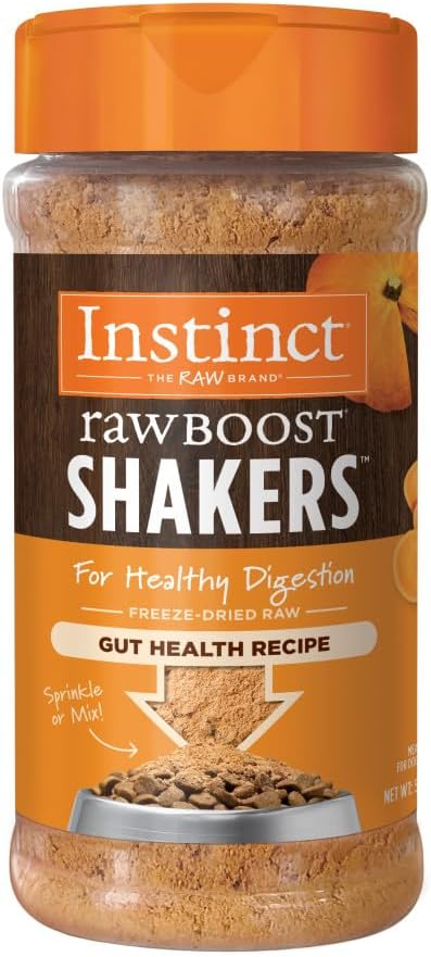 Raw Boost Shakers Gut Health Recipe Meal Enhancement For Dogs- 5,5 oz