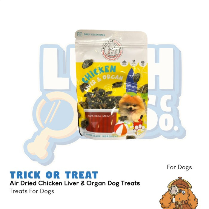 Trick or Treat Air Dried Chicken Liver & Organ Dog Treats