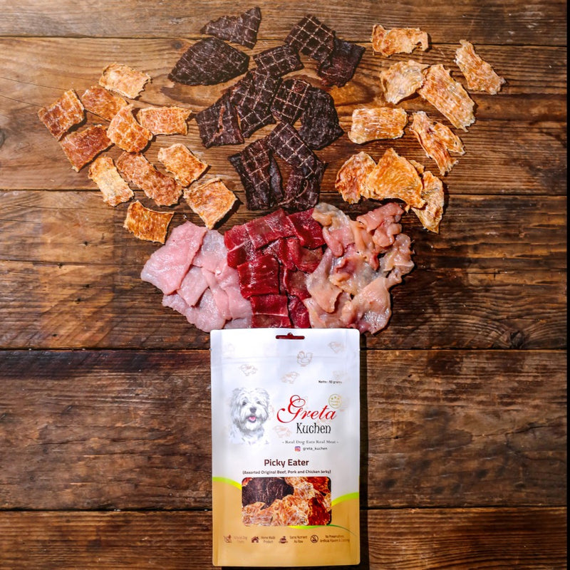 Picky Eater Original Beef, Pork & Chicken Jerky Dog Treats