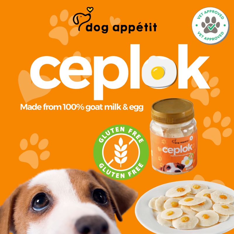 Ceplok Goat Milk with Egg Dog & Cat Treats