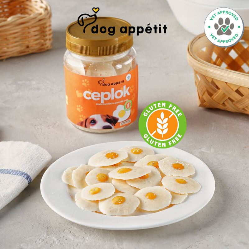 Ceplok Goat Milk with Egg Dog & Cat Treats