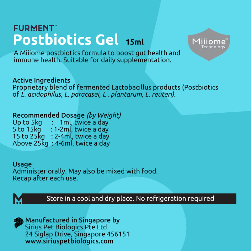 Postbiotic For Pets - 15 ml