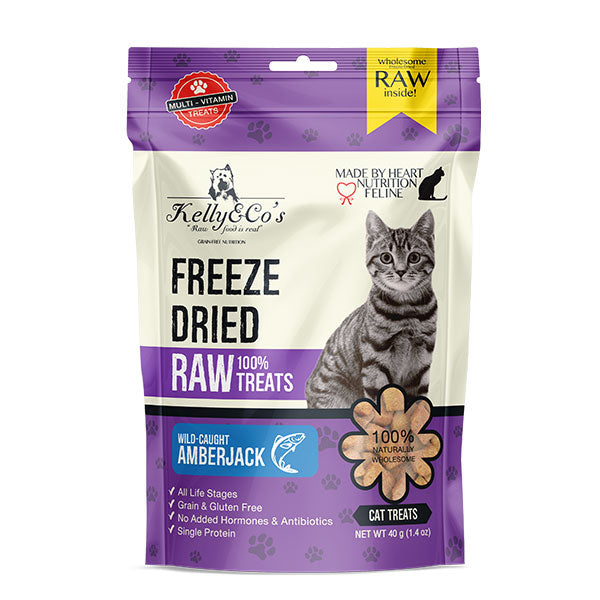 Freeze Dried Wild Caught Amberjack Cat Treat