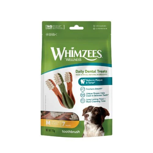 Toothbrush Dental Dog Chew Treats Value Bag