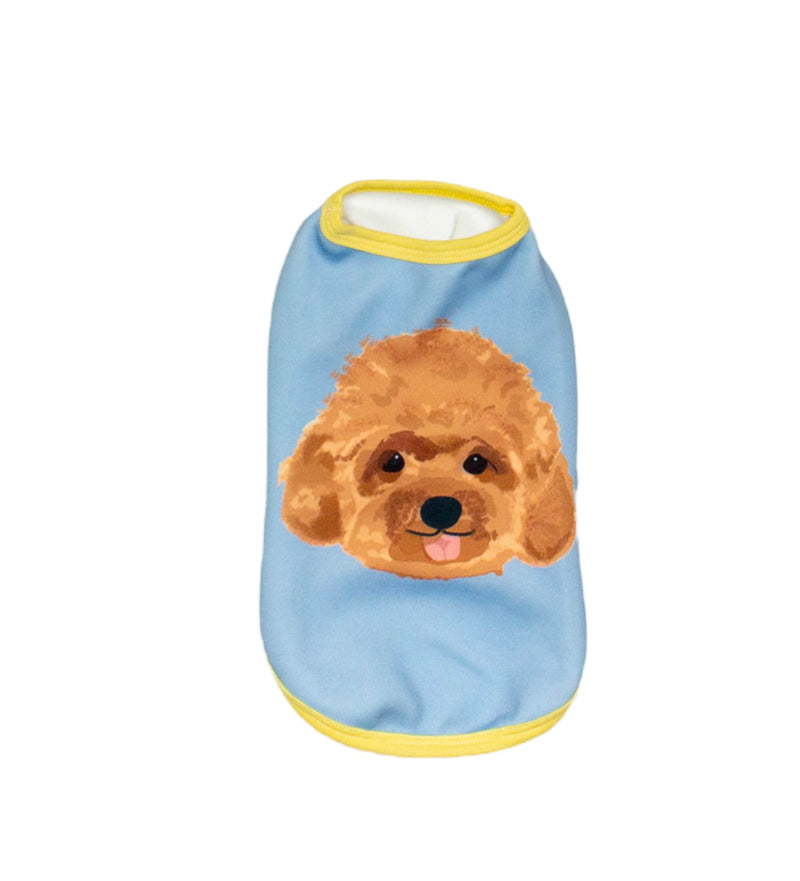 Red Toy Poodle Pet Tank Clothes