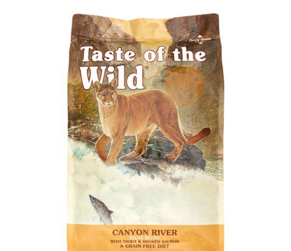 Canyon River Trout & Smoke Salmon Grain-Free Dry Cat Food