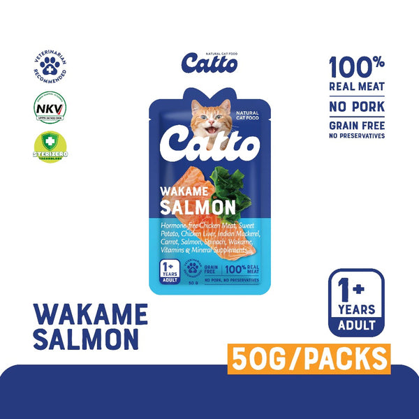 Wakame Salmon Adult Cat Wet Food