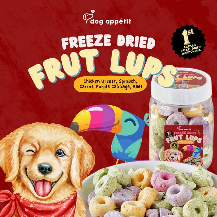 Freeze Dried Frut Lups Dog & Cat Treats