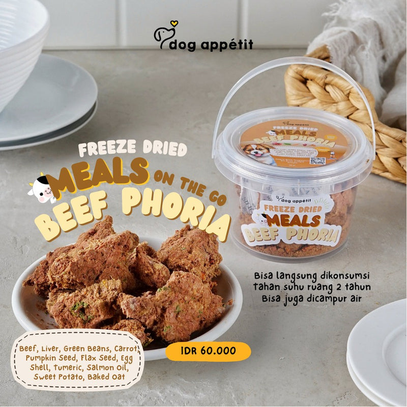 Freeze Dried Meals Beef Phoria Dog & Cat Treats