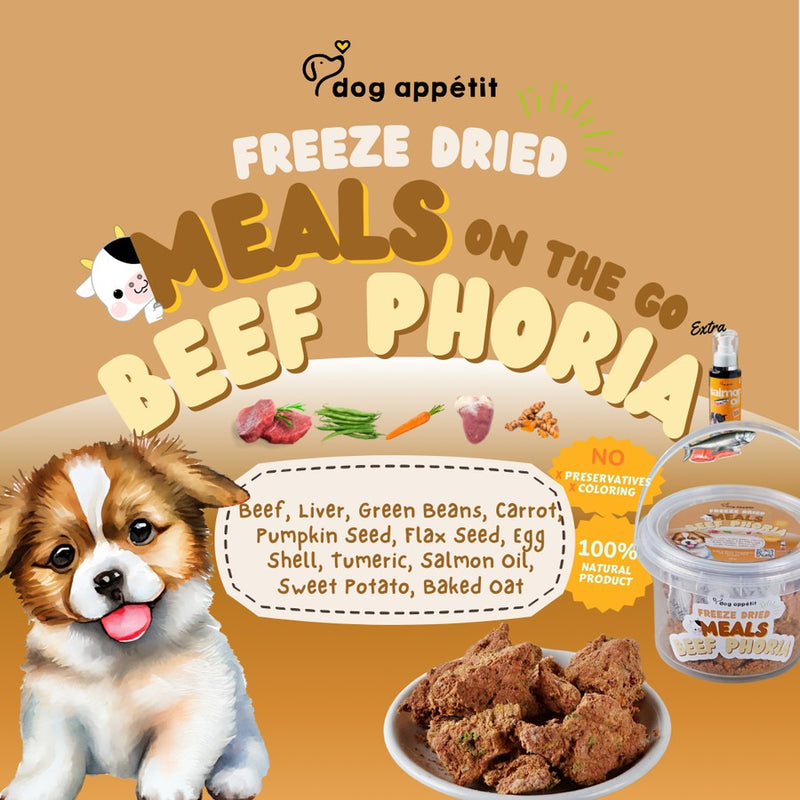 Freeze Dried Meals Beef Phoria Dog & Cat Treats