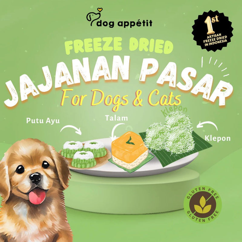 Freeze Dried Putu Ayu Dog & Cat Treats