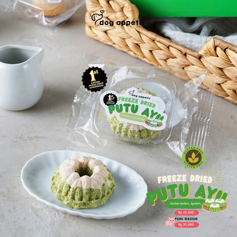 Freeze Dried Putu Ayu Dog & Cat Treats