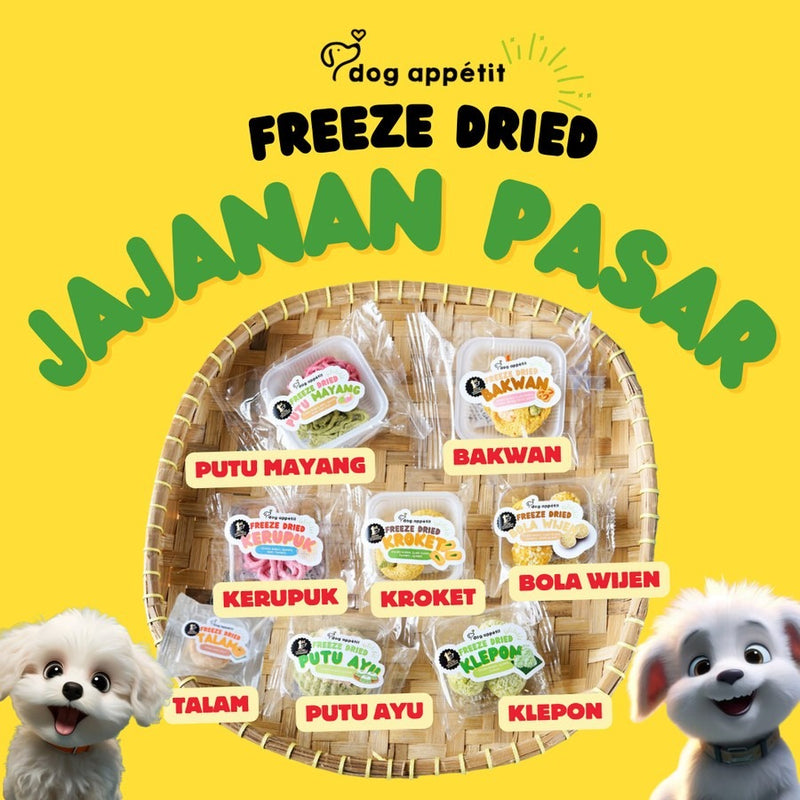 Freeze Dried Putu Mayang Dog & Cat Treats