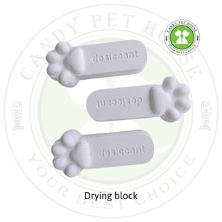 Diatomite Drying Block For Pets Food (Paw Motif)