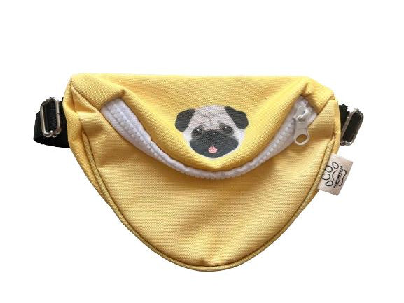 Pug - Yellow Sling Bag For Dogs