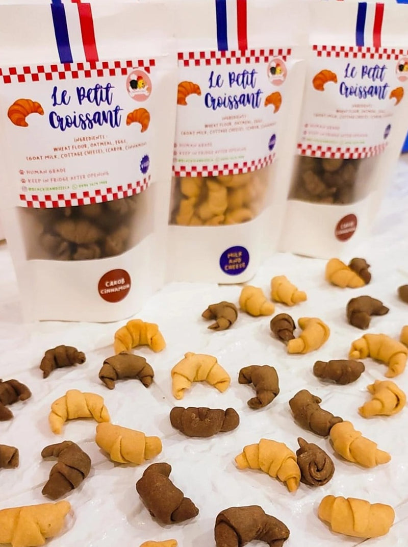 Carob Cinnamon Petite Croissant Dog Treats