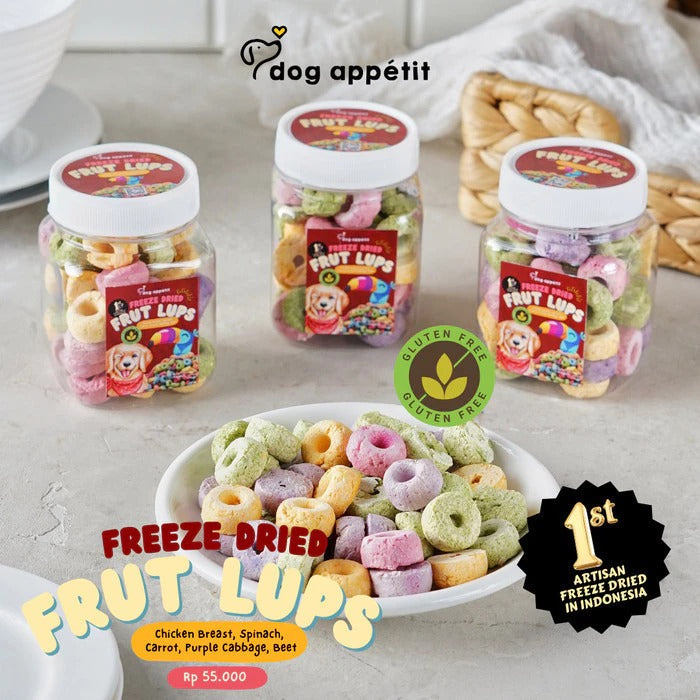 Freeze Dried Frut Lups Dog & Cat Treats