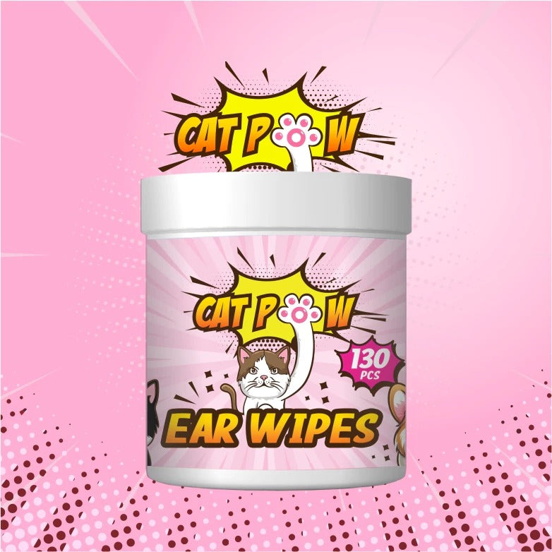 CATPOW Aloe Vera Ear Wipes For Cats and Dogs