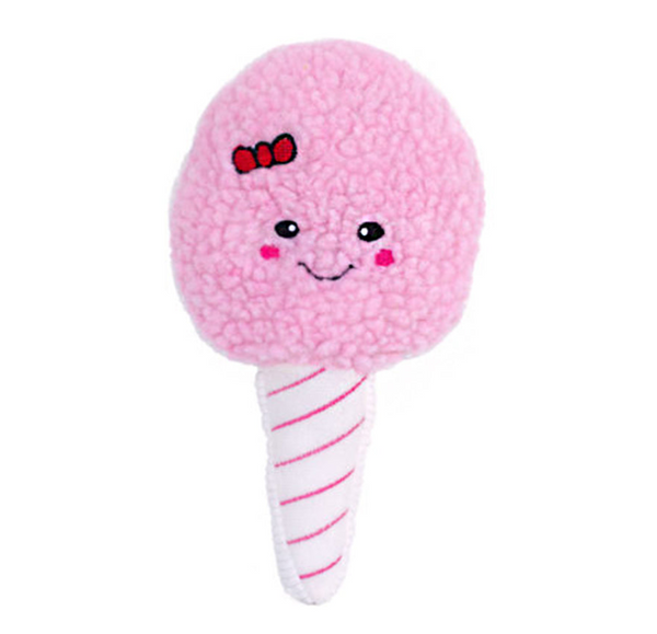 ZippyPaws Squeakie Pattiez - Cotton Candy Doy Toy