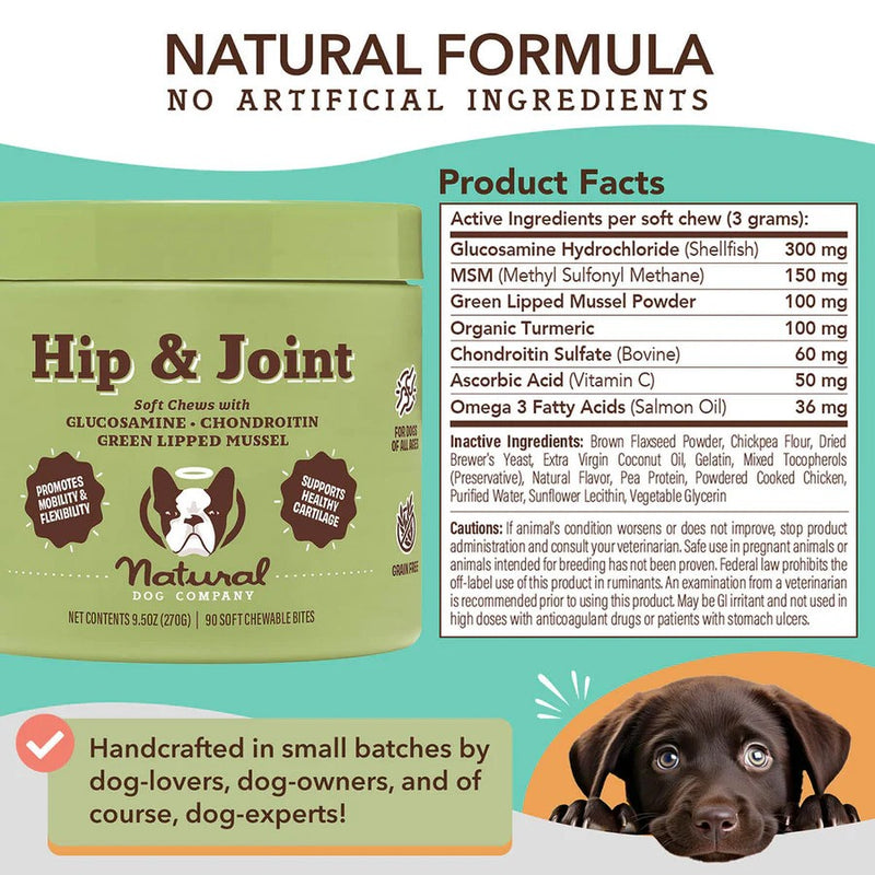 Hip & Joint Dog Supplement 90 tabs