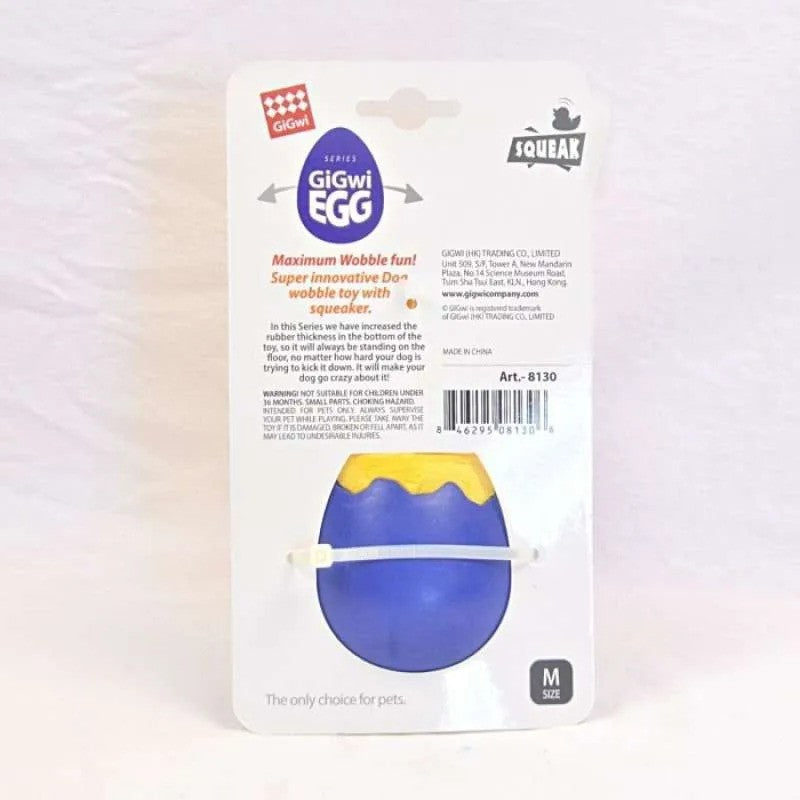 Cock Egg Wooble Fun Dog Toy