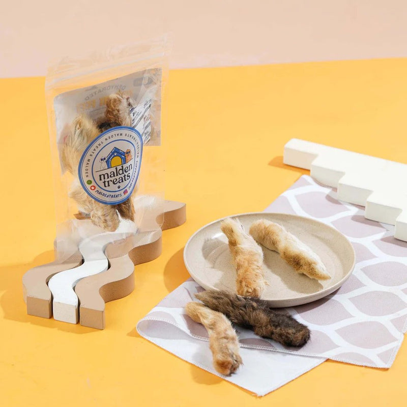 Dehydrated Rabbit Feet Dog Treats