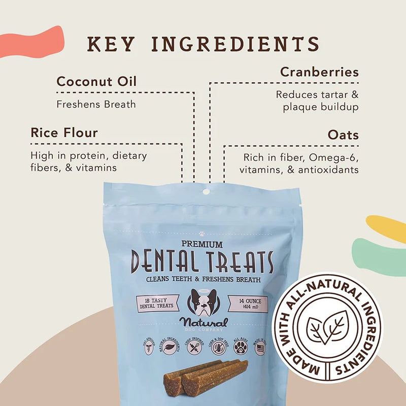 Premium Dental  Dog Chew Treats