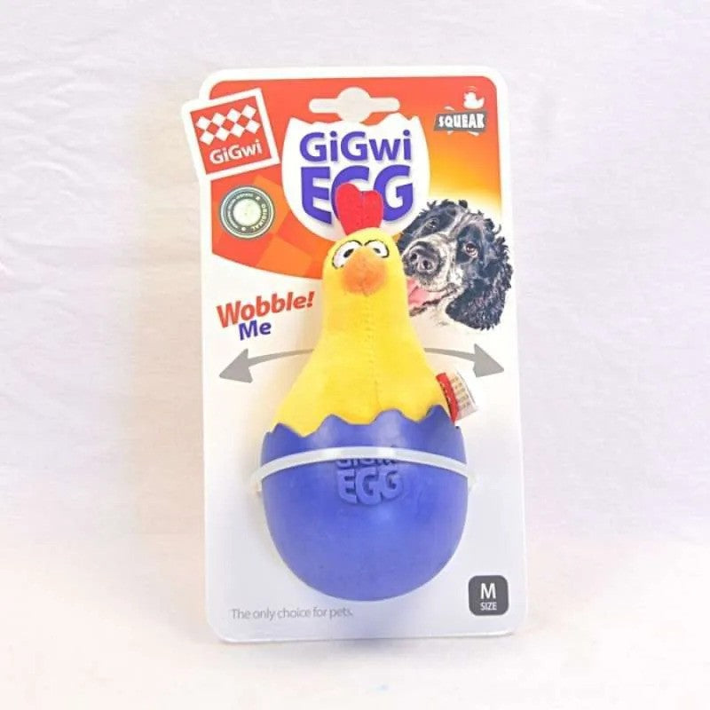 Cock Egg Wooble Fun Dog Toy