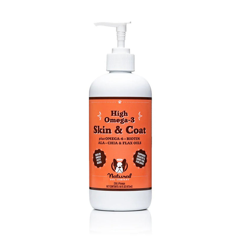 High Omega 3 Skin & Coat Oil For Dogs - 16oz