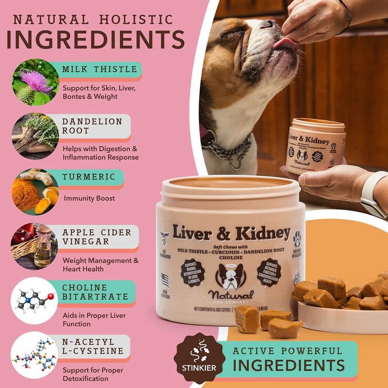 Liver & Kidney Dog Supplement 90 tabs