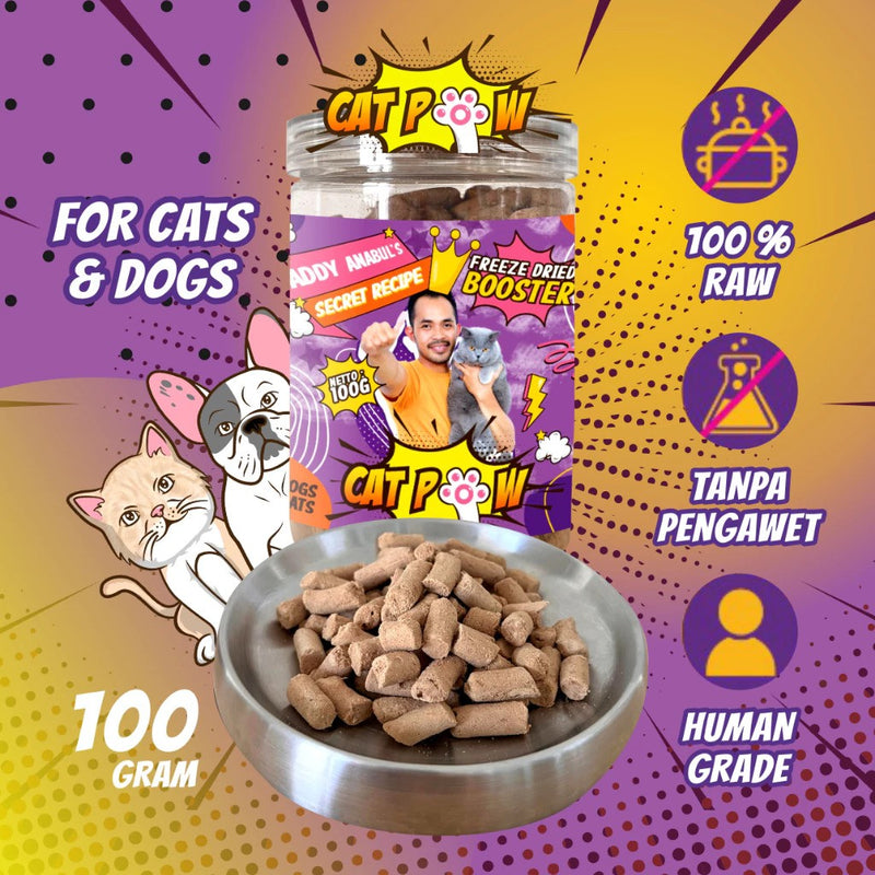 CATPOW Freeze Dried Booster Pet Snack Dogs Cats