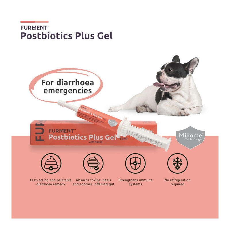 Postbiotics Plus Gel With Kaolin For Pets - 15ml