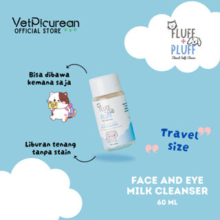 Fluff and Puff Face and Eye Milk Cleanser