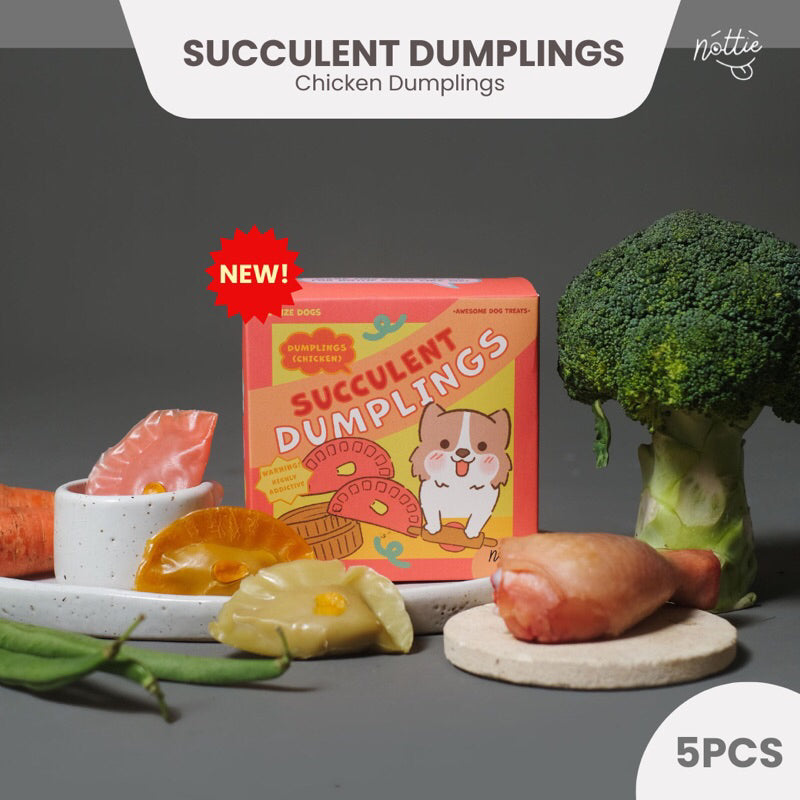 Succulent Chicken Dumplings Dog Treats