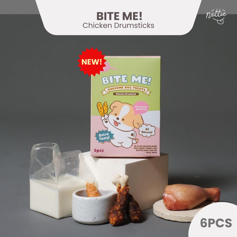 Bite Me Chicken Drumstick Dog Treats