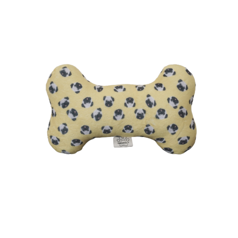 Bone Pillow for Pets - Pug