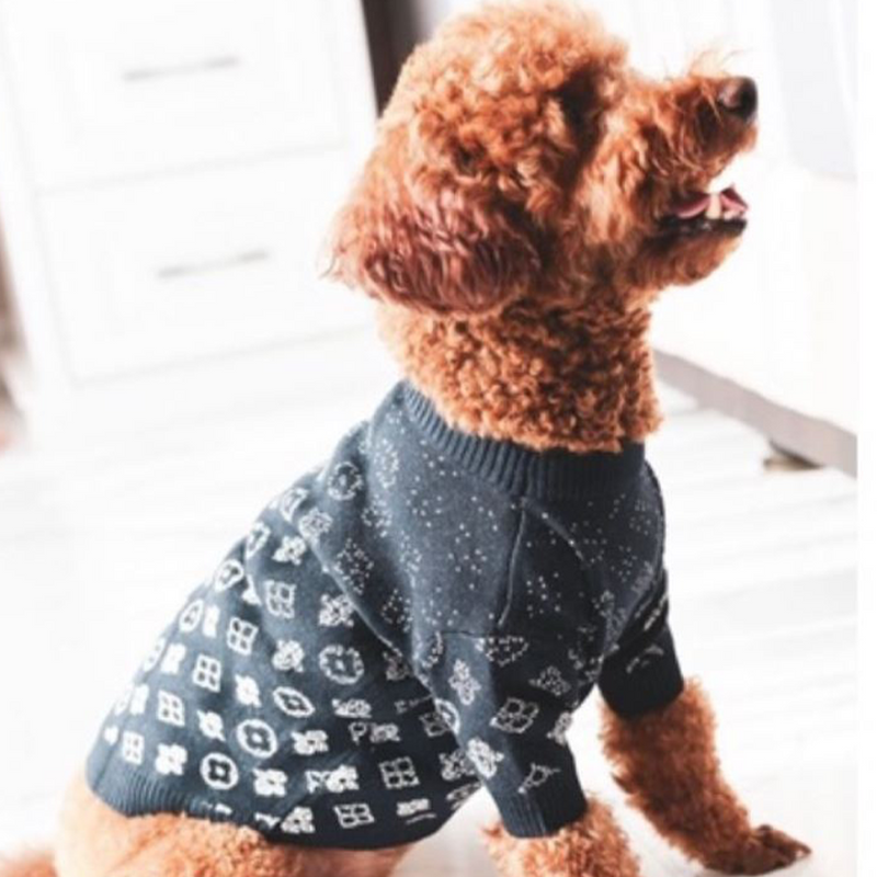 Chewy Pawtton Dog Sweater Black Vest Clothes