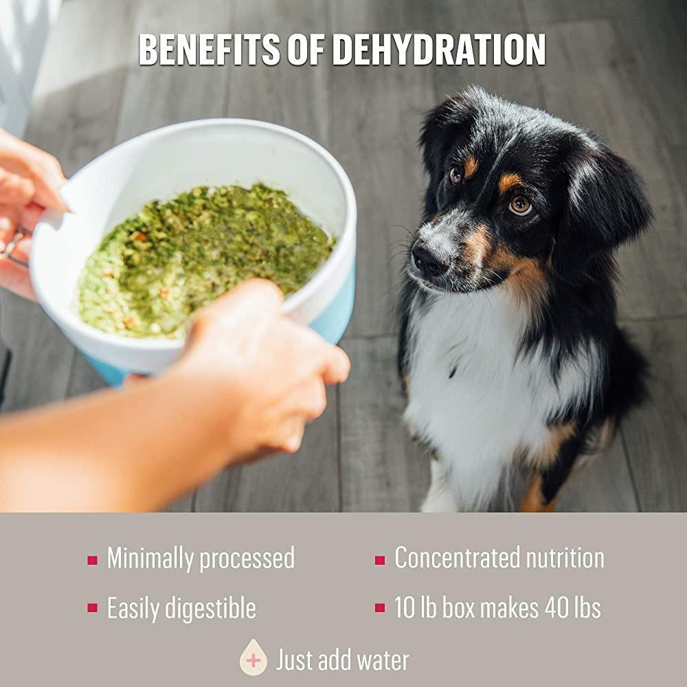 Dehydrated dog food base mix best sale