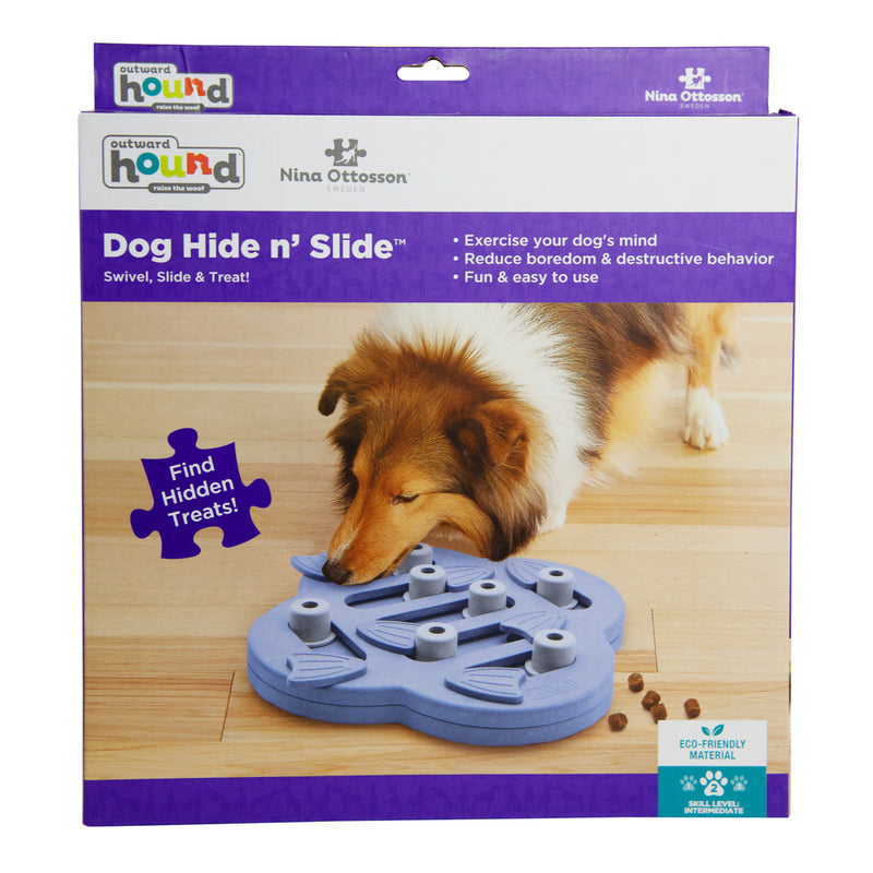 Outward Hound Puppy Smart Interactive Treat Puzzle Blue Dog Toy